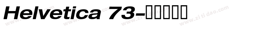 Helvetica 73字体转换
